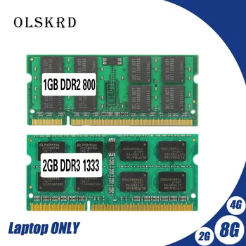 Olskrd 8 GB 4 GB 2 GB 1 GB 2G 4G PC2 PC3 DDR2 DDR3 667Mhz 800Mhz 1333hz 1600 mhz-es 5300 6400s 8500 10600 Laptop memória notebook RAM