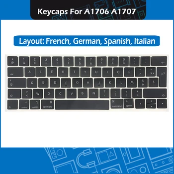 10set/Sok Laptop SP GER EZ FR A1706 A1707 Azerty Kulcsok Keycaps Macbook Pro Retina 13