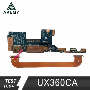 Az Asus UX360 UX360C UX360CA UX360CA_IO USB SD kártya Olvasó Kapcsoló gomb power board kábel