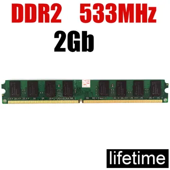 533MHz memória DDR2 2Gb ddr2 533 PC2-4200 / Asztali PC memoria RAM PC2 5300 ( intel & amd ) 800 ddr2 1Gb 2G 4G 667