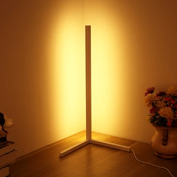 2021 Új RGB Sarokban állólámpa Modern, Egyszerű, WiFi App Ellenőrző Lámpa Távirányítóval Hangulat Lámpa Beltéri Álló Lámpa