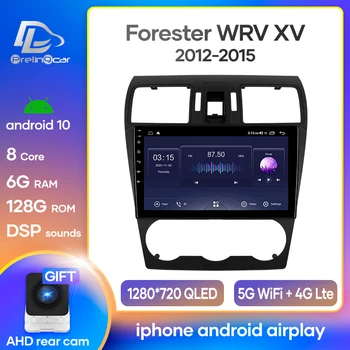 Prelingcar Android 10.0 A Subaru Forester WRV XV 2012-2015 autórádió Multimédia Lejátszó GPS Navigációs 2 din DVD DSP