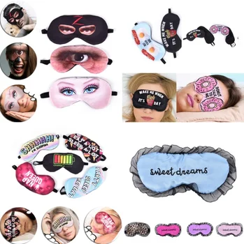1db Puha 3D Aludni Maszk Természetes Alvási Szem Maszk Eyeshade Fedél Árnyékában szemfedő a Nők a Férfiak Hordozható Kendőt Utazási Eyepatch
