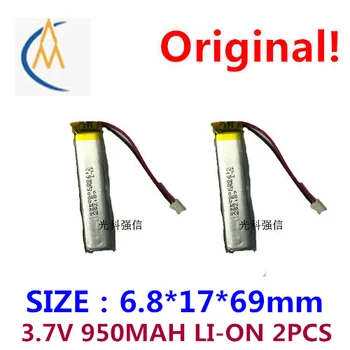 2DB kapacitás polimer akkumulátorral li-ion 3,7 V 681769 950 mah MP3 bluetooth headset/berendezés/mikro hifi cikk lámpa