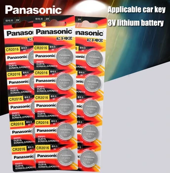 Panasonic kiváló Minőségű Lítium Akkumulátor 15PCS/LOT 3 v-os Li-ion cr2016 gombelem Óra Érme Elem cr 2016 DL2016 ECR2016 GPCR