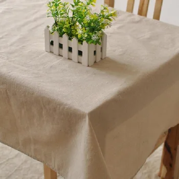 Íróasztal Barna pamut terítő bézs étkezési természetes egyszínű Kert