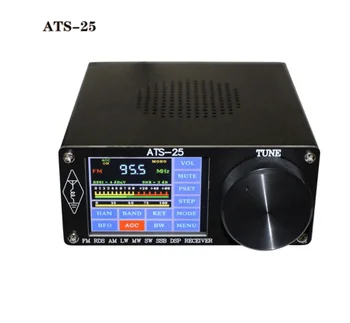 ATS-25 Si4732 Minden Zenekar rádióvevő DSP Vevő FM LW (MW, illetve SW), valamint SSB a 2,4 Hüvelykes Képernyő Kapcsolat