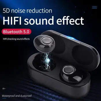K15 TWS Mini Bluetooth 5.0 Fülhallgató Sztereó, Hosszú Készenléti Idő Vezeték nélküli In-Ear Fülhallgató Binaurális Mozgás zajcsökkentés Fülhallgató .