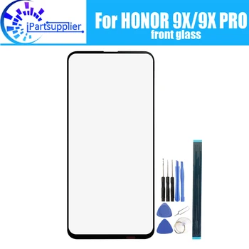 A Huawei HONOR 9X Első Üveg Képernyő Lencse, 100% Eredeti Első érintőképernyő Üveg Külső Lencse Huawei HONOR 9X PRO Telefon