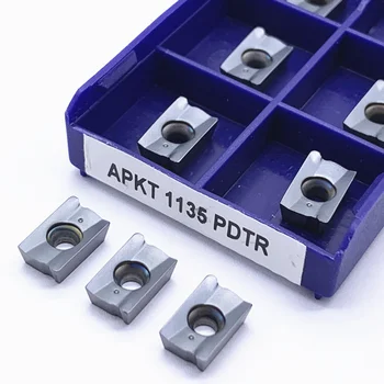 10DB APKT1135 PDTR LT30 magas minőségű fordult keményfém lapka APMT 1604 CNC eszterga szerszám alkatrészek marás helyezze be