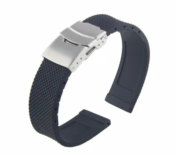 Szilikon Gumi Óra Zenekar 20mm 22mm 24mm gumi Heveder Watchbands csere Samsung Felszerelés Timex seiko