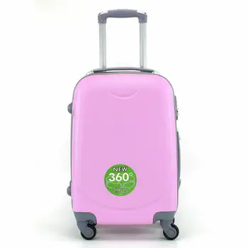 Nagy bőrönd 4 kerék 360 ° - os bőrönd 76 cm X 32cm X 50cm utazási rózsaszín
