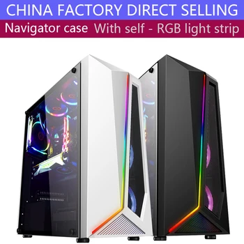 Kínai Gyár Közvetlen Értékesítés,Közép-Torony, Számítógép Esetében RGB LED Szalag , ATX, , ITX, 7 PCI Slot, USB 2.0/3.0 pc gamer