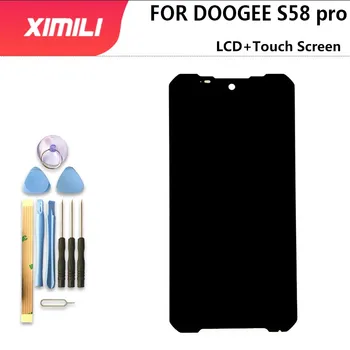 5.71 hüvelyk Doogee S58 PRO LCD Kijelző+érintőképernyő Digitalizáló Közgyűlés 100% Eredeti LCD+Touch Digitalizáló a DOOGEE S58 PRO+Eszközök