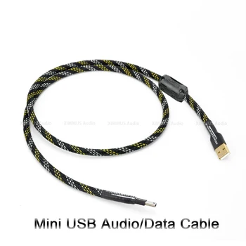 HiFi Mini USB-Kábel USB-A Típusú Mini USB Audio Adatok USB-Kábel DAC Mobil Telefon Hordozható HDD Meghajtó