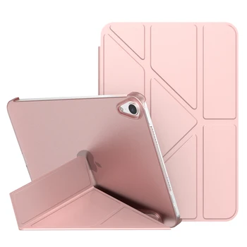 Tok iPad Mini 6 2021 Multi-Szeres Állni Pu Bőr Smart Cover iPad Mini 6. Generációs PC Matt Nehéz Vissza Tablet Esetében