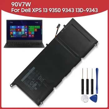 Eredeti Csere Laptop Akkumulátor 56Wh 90V7W JD25G JHXPY DIN02 RWT1R A Dell XPS 13 9350 9343 13D-9343