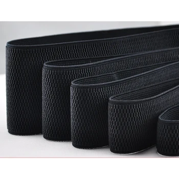 Kiváló minőségű fekete derék rugalmas band / rugalmas öv 2-10cm / varrás ruházati kiegészítők / gumiszalag / gumi