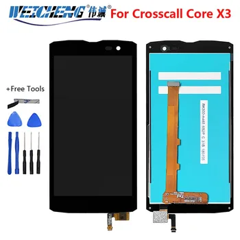100% - ban Tesztelt CROSSCALL Core X3 X4 LCD Kijelző érintőképernyő Digitalizáló Közgyűlés A CROSSCALL Akció X3 LCD Trekker X4