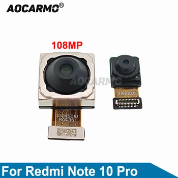 Aocarmo 108MP Vissza a Hátsó Nagy Fő Elülső Kamera Modul Flex Kábel Xiaomi Redmi Megjegyzés 10 Pro 10Pro cserealkatrészek
