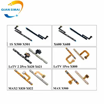 QiAN SiMAi 1DB Új Hatalom Hangerő fel/ le Gomb Gomb Flex Kábel LeTV 1S X500 X600 X608 X620 X621 X800 X820 X822 Max X900