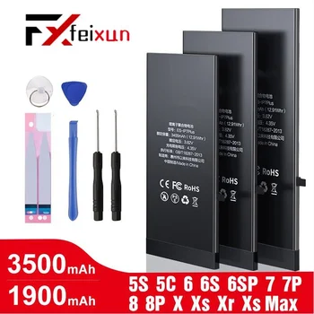 Fei Xun Az iPhone 6 6 5S 5C 7 8 Plusz X Xs Max Xr 11 11pro 11promax iphone12 12mini 12pro 12promax Eredeti akkumulátor