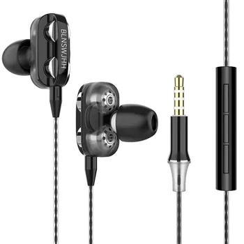 6D Vezetékes Sztereó Fülhallgató Sport In-Ear Fülhallgató Fülbe HiFi Zenét Fülhallgató, Hangszóró, Univerzális 3,5 mm-es In-ear Vezetékes Fülhallgató