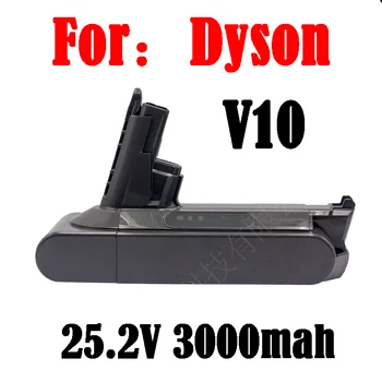 3.0 ah Használt Dyson Akkumulátor V10-es Akkumulátor 25.2 v 3000mah SV12 Bolyhos Állat Abszolút Motorhead Kézi Porszívó