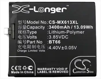 Cameron Kínai 3400mAh akkumulátor MEIZU M686 M686C M686G M686Q M96 Pro 6-Plus Pro 6 Ráadásul Dual Pro 6 Ráadásul Dual SIM BT66