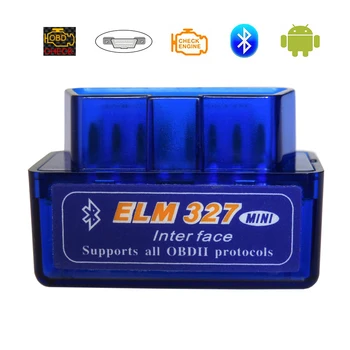 ELM 327 OBD2 Szkenner Elm327 Bluetooth-OBDII Kábel Olvasó Diagnosztikai Szkenner Autó Elm-327 V2.1 OBD 2 II Automatikus Diagnosztikai Eszközök