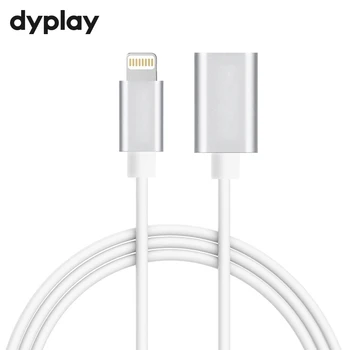 dyplay 8Pin Felület Hosszabbító Kábel 1m 2m Férfi-Nő Extender for iPhone iPad Töltő Adapter Múló Audio Video Adatok