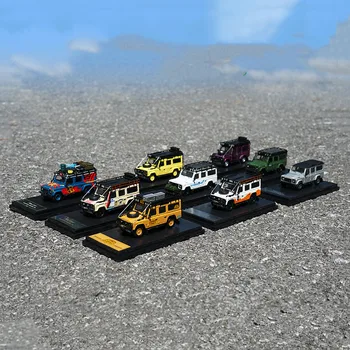 1/64 Alufelni Meghalni-casting Szimuláció Autó Modell Mester Land Rover Defender 110 Felnőtt Gyűjtemény gyerek Játék Ajándék Család Megjelenítése