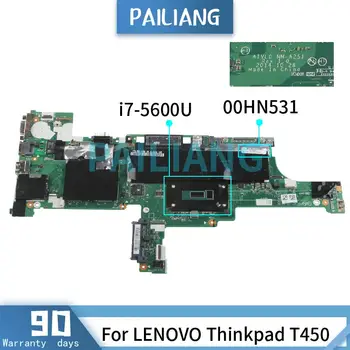 A LENOVO Thinkpad T450 i7-5600U Alaplapja 00HN531 NM-A251 SR23V Laptop alaplap tesztelt OK
