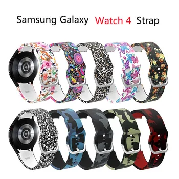 20mm óraszíj Samsung Galaxy Óra 4 klasszikus 46mm 42mm Okos Órák Nyomtatás Karkötő Galaxy Óra 4 44 mm 40 mm-es Heveder