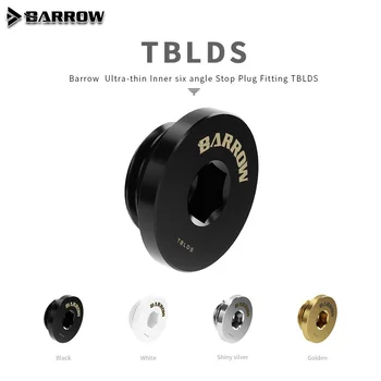 Barrow TBLDS Abba a dugót,Ultra-vékony, Süllyesztett Hatszög szabású,Fekete/Ezüst/Fehér/Arany,Kézi Csavar vízhűtő radiátor gadget