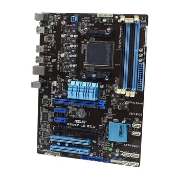 Asus M5A97 LE R2.0 Alaplap AM3 Alaplap DDR3 RAM, AMD FX Phenom II Processzorok PCI-E 2.0 AMD 970 USB3.0 SATA3 UEFI BIOS ATX