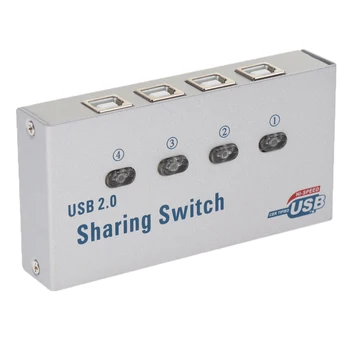 USB 2.0 Automatikus Megosztás Választók KVM Switch 4 portos HUB-ot A PC Szkenner Nyomtató
