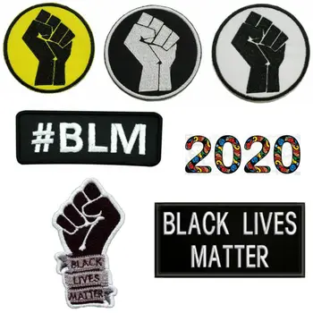 BLM Fekete Él Matrica Jelvény Matricák Számít, Varrni/Vas-A Javítás BLM Faji Egyenlőség Tiltakozás Tartozékok