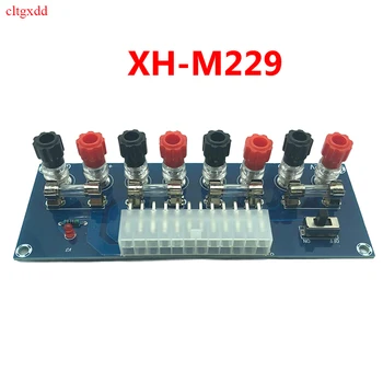 XH-M229 atx át az asztali pc-alváz, adapter kártya, tápfeszültség áramkör kimeneti modul, 24pin kimenet, 24 pin-kód terminál