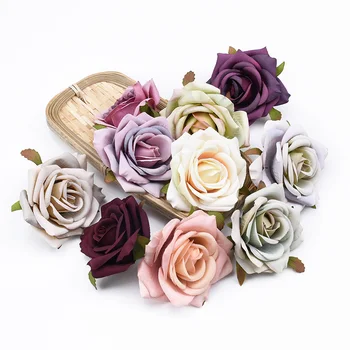 5 Db 8CM Európai Rózsák Feje Esküvői Dekoráció Virágok Fal Menyasszonyi Kiegészítők Clearance Mesterséges Virág Nagykereskedelem