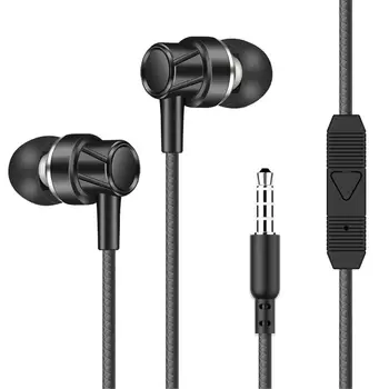 X18, 3,5 mm-es Hangszóró Dual Vezetékes Sztereó HiFi In-Ear Sport Mélynyomó Gaming Headset Fülhallgató Fülhallgató, Mikrofon IPhone Samsung