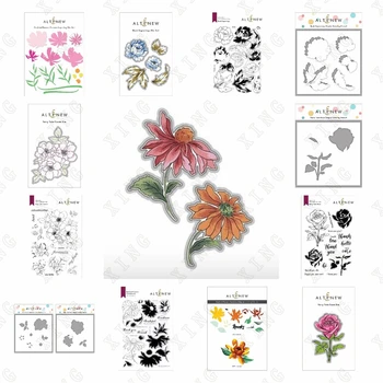 Tavaszi Különleges Eladó A Különböző Virágok Fémforgácsolási Meghal Bélyegek Stencil Diy Papír Kártya Scrapbooking Napló Dekoráció Ütés Formákat