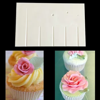 1db Virág, Szár Alakú Tábla Díszítő Sugarcraft Gum Paste Eszközök Fondant Torta, Penész, Cupcake, Cake Díszítő Eszközök