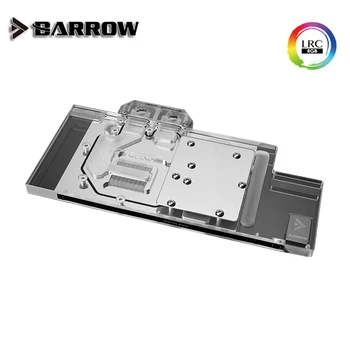 Barrow Teljes Lefedettség GPU Víz Blokk Az ASUS ROG STRIX GTX 1080TI/80/70Ti/70/60, 5V ARGB 3PIN AURA FORDÍTOTTA: BS-ASS1080T-PA