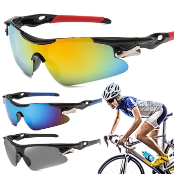 Szabadtéri Sport Kerékpáros Szemüveg Mountain Bike Kerékpár Szemüveg UV400 Férfiak, Nők, Sport Polarizált Napszemüveg, Túrázás, Futás, Szélálló