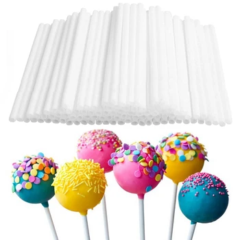 80pcs Lollipop Stick Candy Chocholate Torta Élelmiszer-Minőségű Műanyag Rudat DIY Desszert, Kávézó, Snack Bár, Konyha Haza Sütési Eszközök, Kellékek