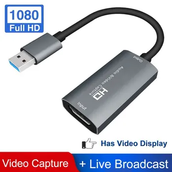 1080P 4K C Típusú HD Videó Capture Kártya USBC USB 2.0 Video Grabber a PS4 PS5 Kapcsoló Játék Telefon Felvétel PC-Élő Streaming Igazgatóság